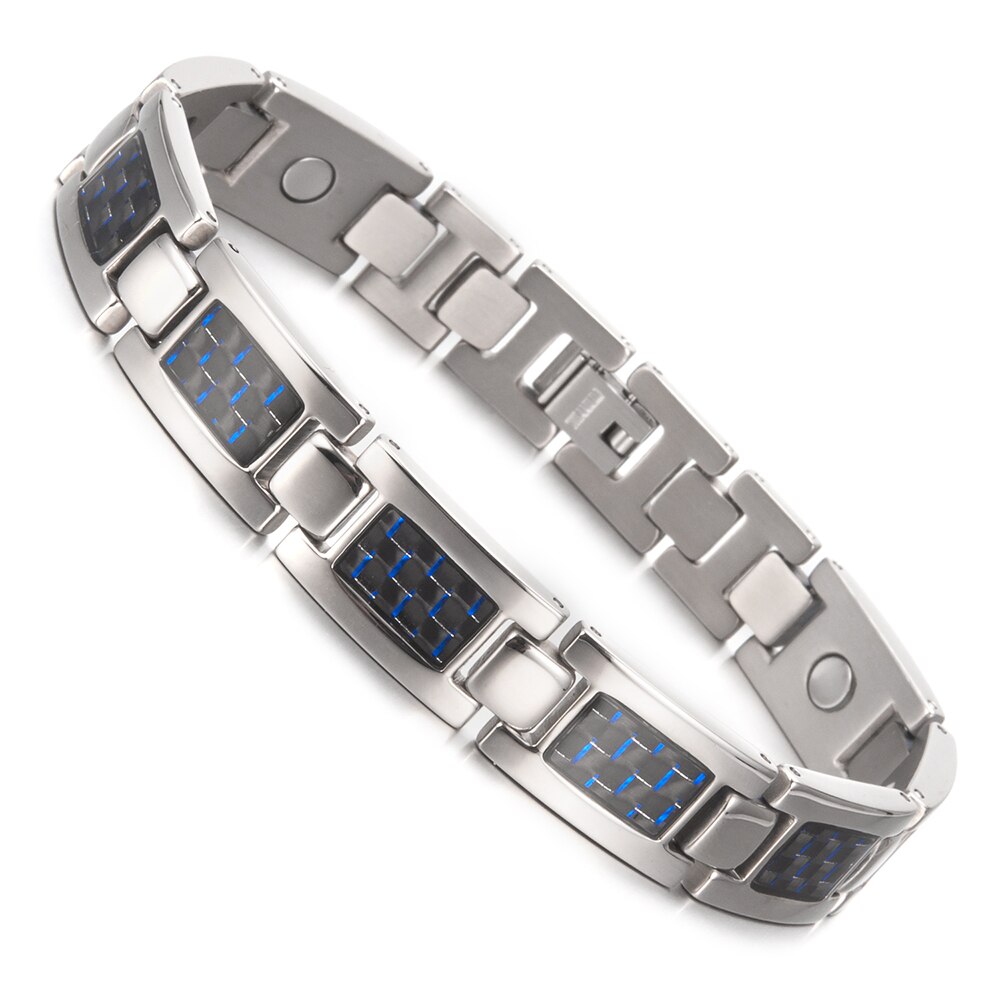 Ceramic Gold Tungsten Magnetic Therapy Bracelet