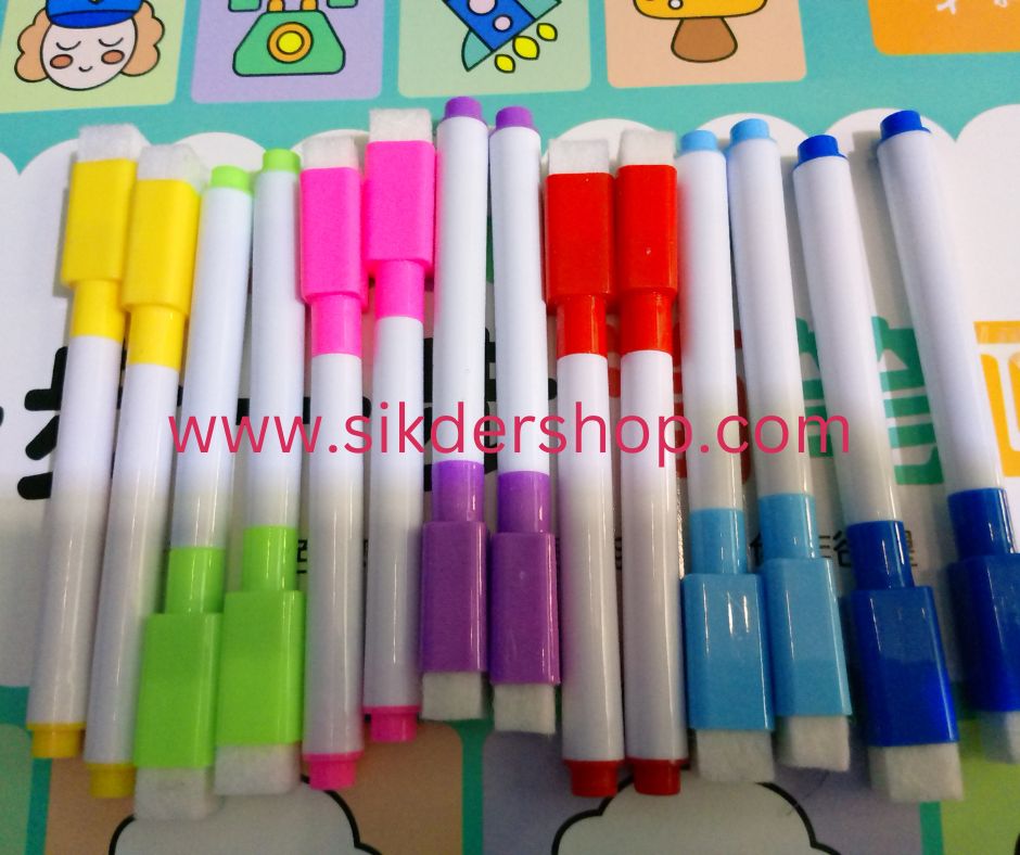 Wipe book marker pen 